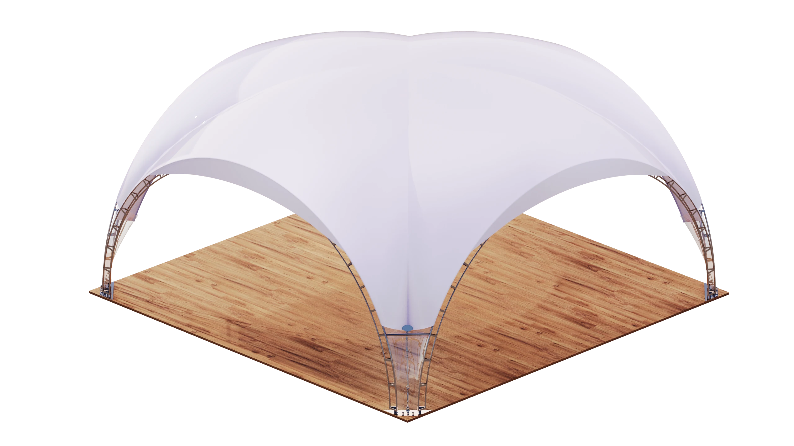 Арочный шатер Дюна 10х10м