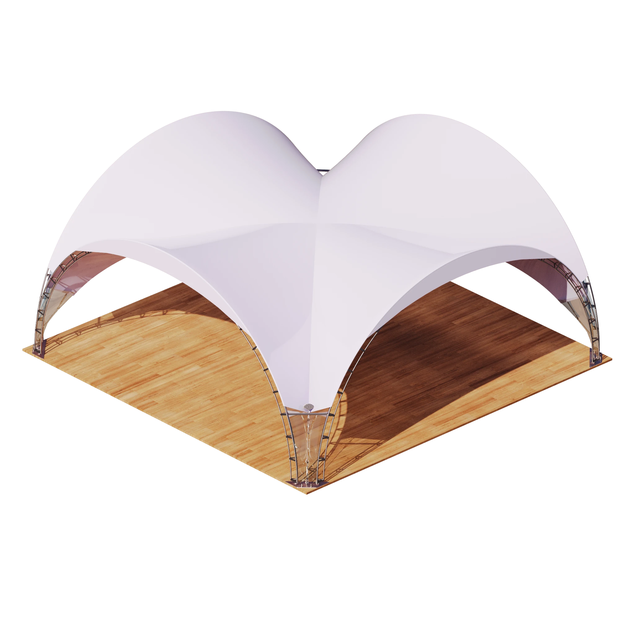 Арочный шатер классический 6х6м