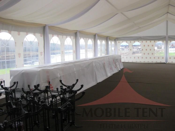 Интерьер шатра представительского класса