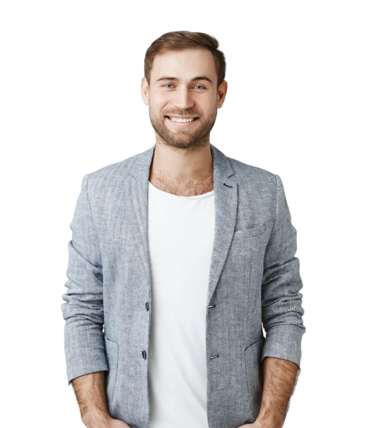 Confident young businessman