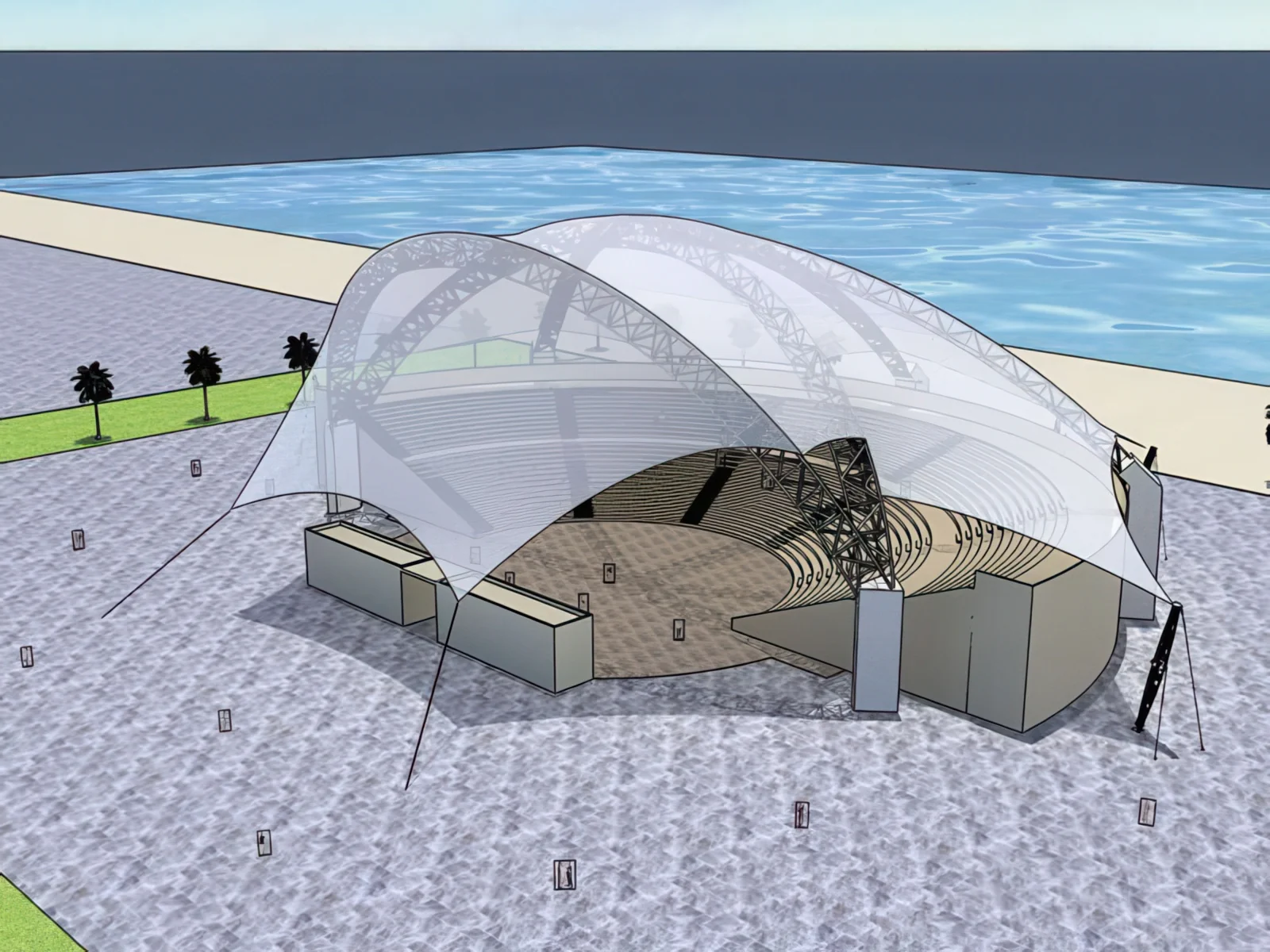 Концертные площадки проект 53