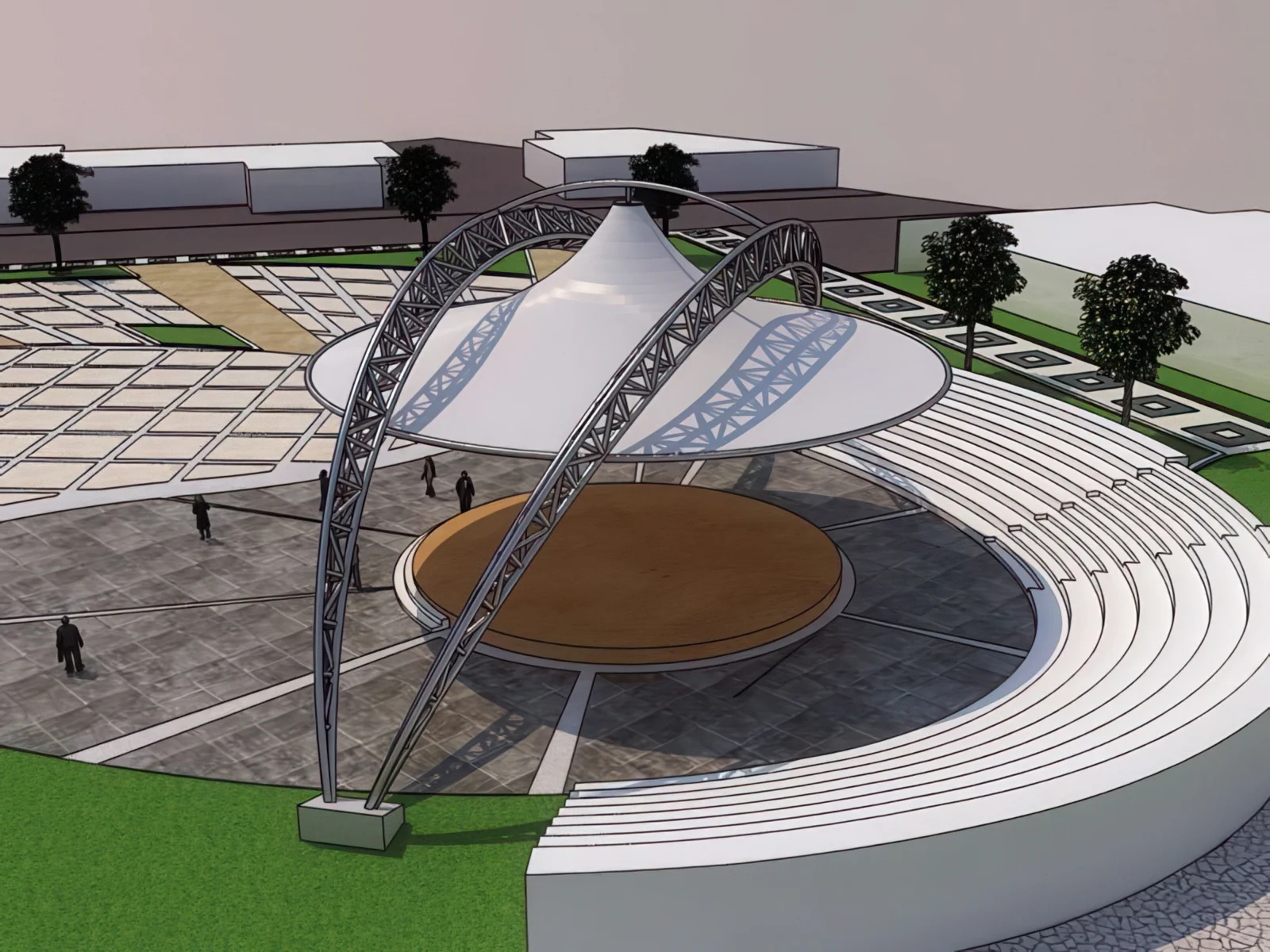 Концертные площадки проект 87