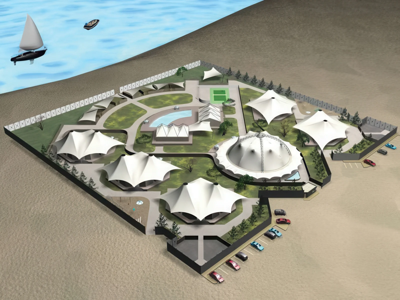 Тентовые ансамбли проект 5