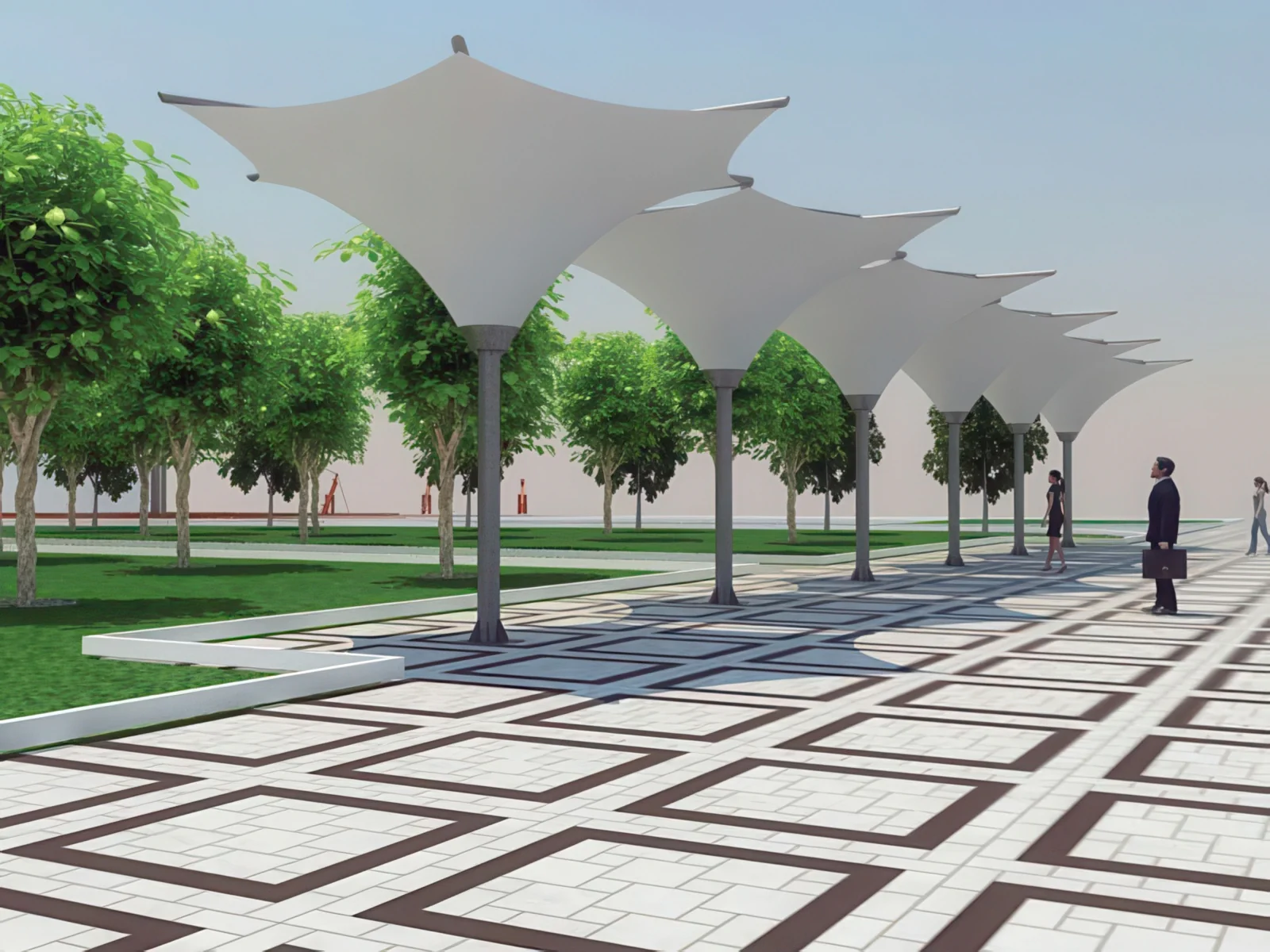 Тентовые ансамбли проект 11