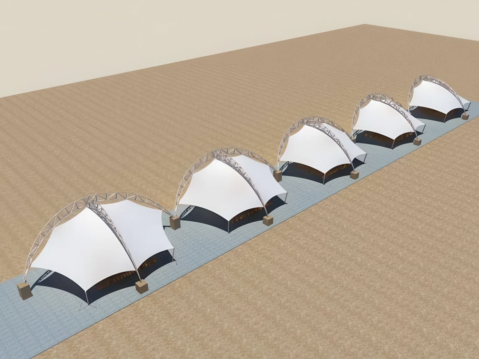 Тентовые ансамбли проект 21