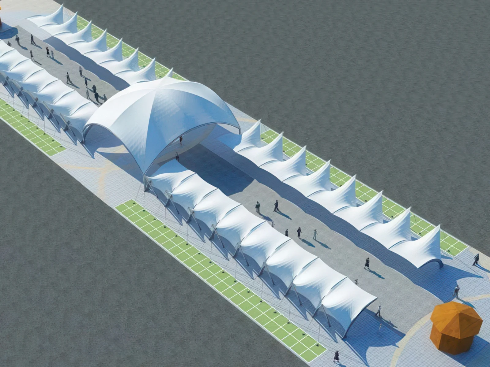 Тентовые ансамбли проект 33