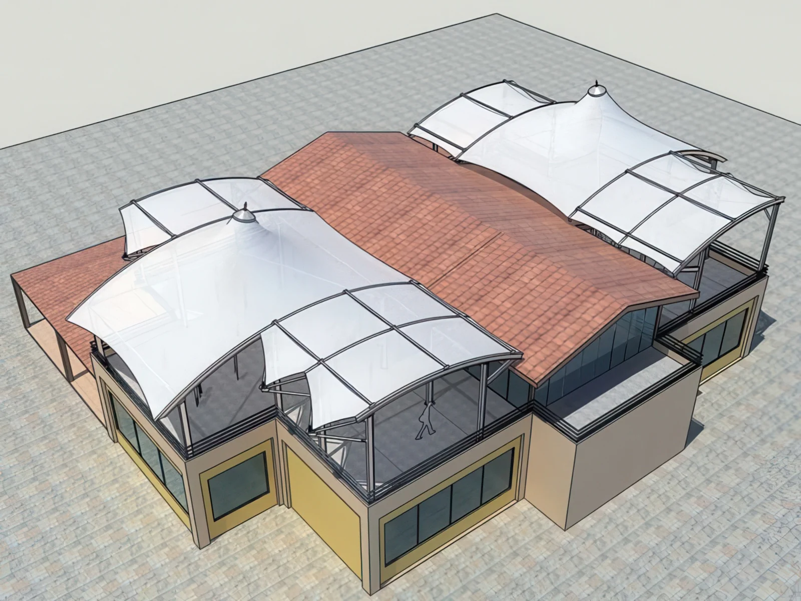 Тентовые ансамбли проект 44