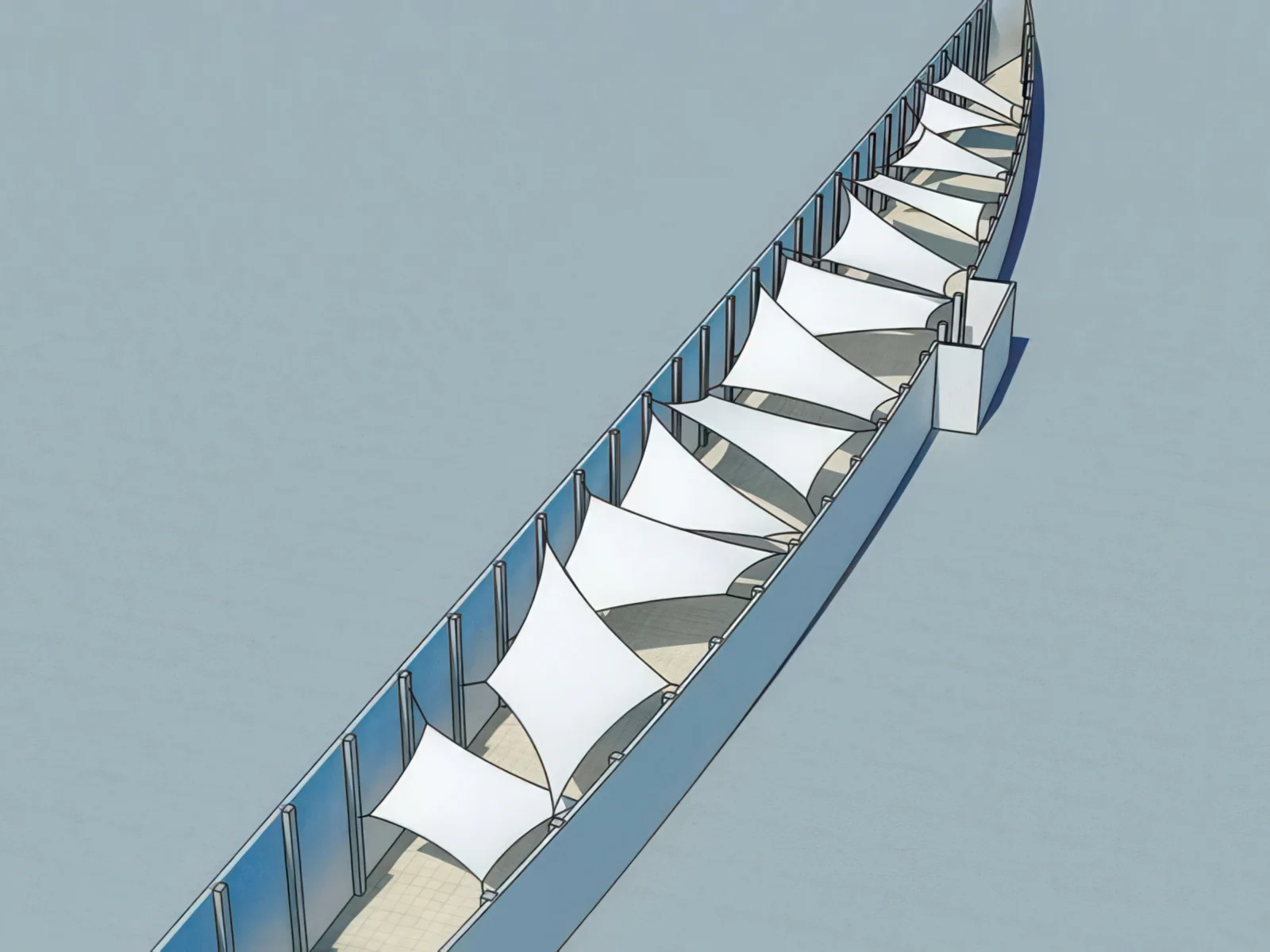 Тентовые ансамбли проект 57