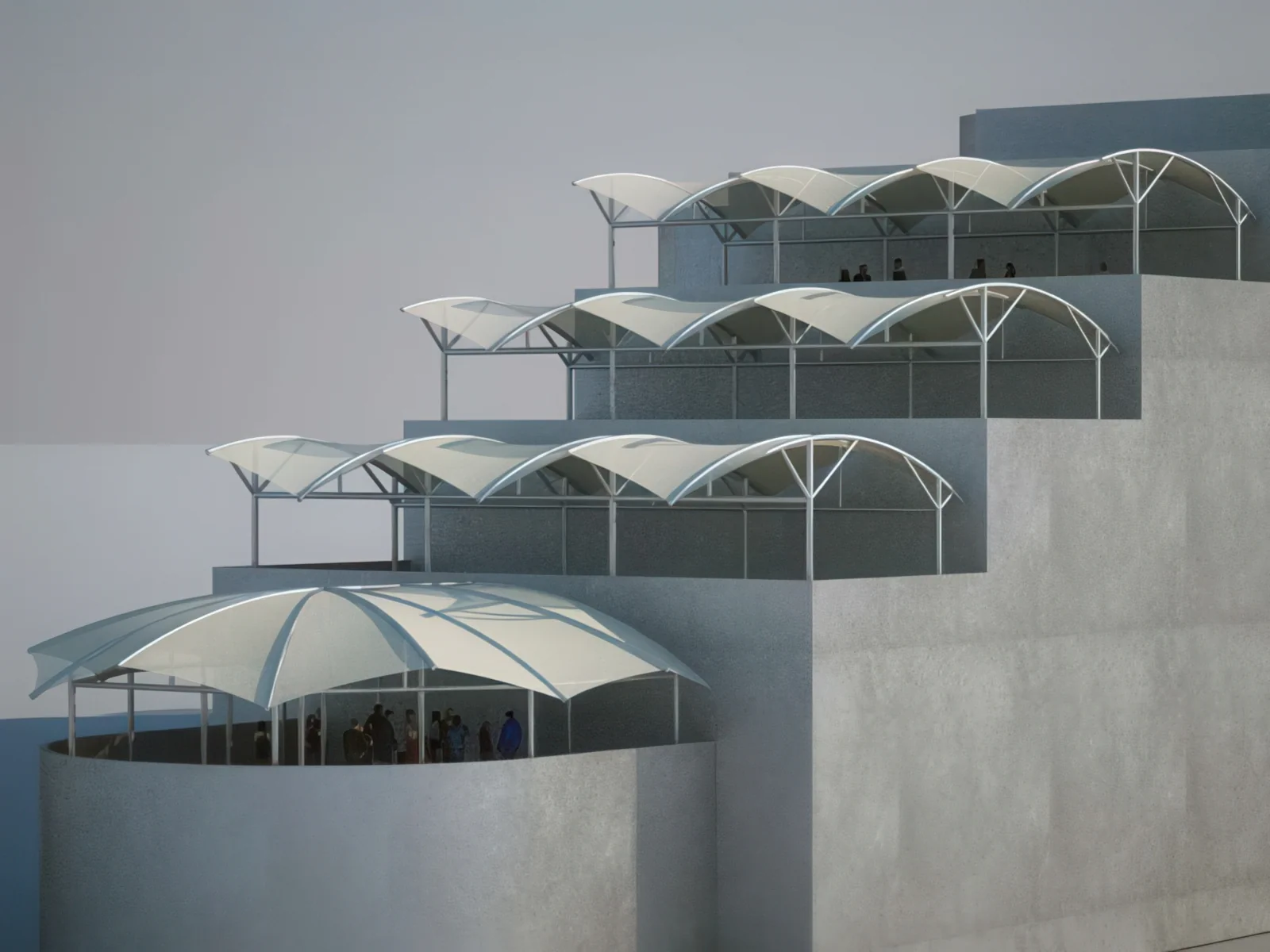 Тентовые ансамбли проект 66