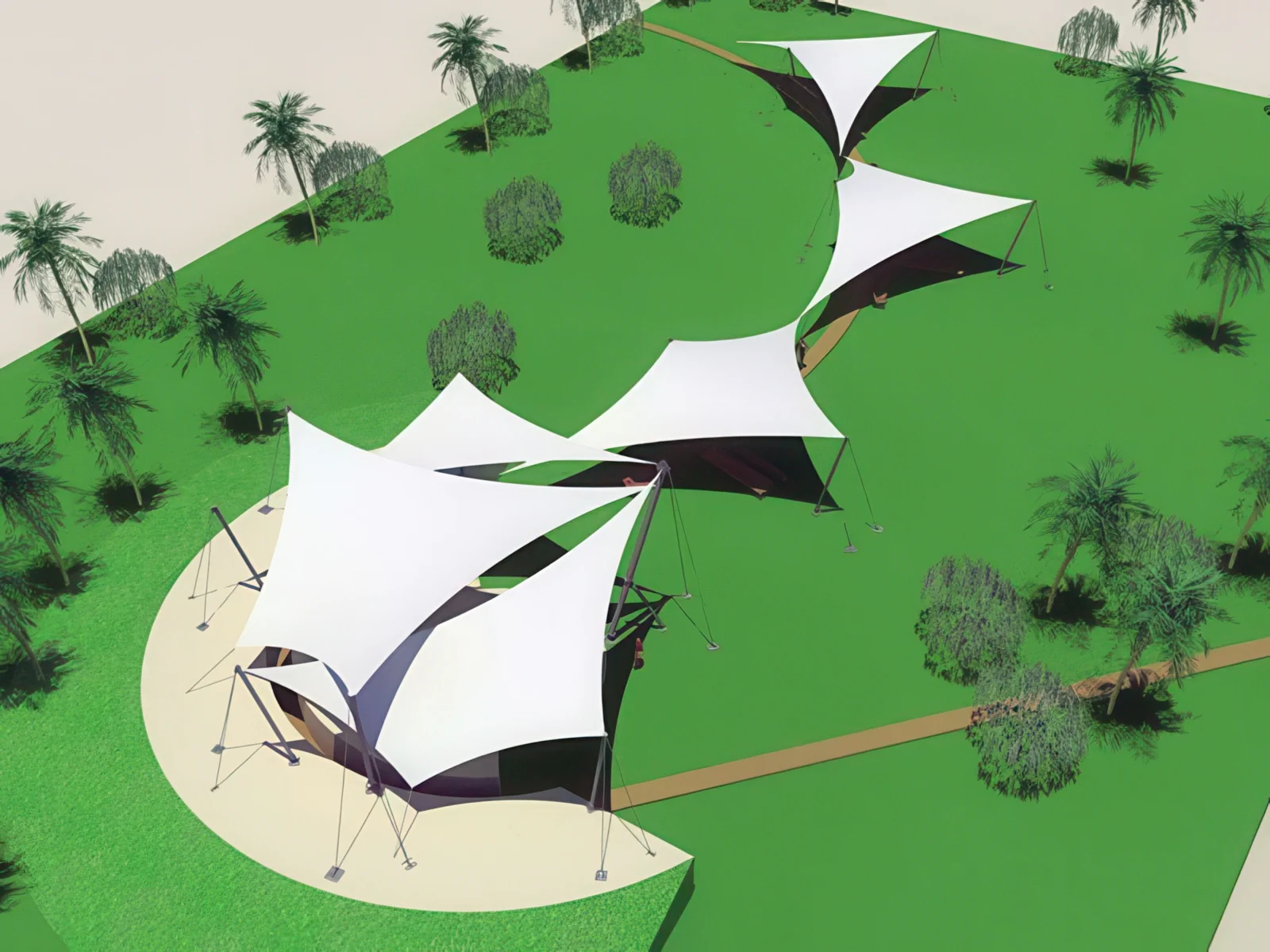 Тентовые ансамбли проект 76