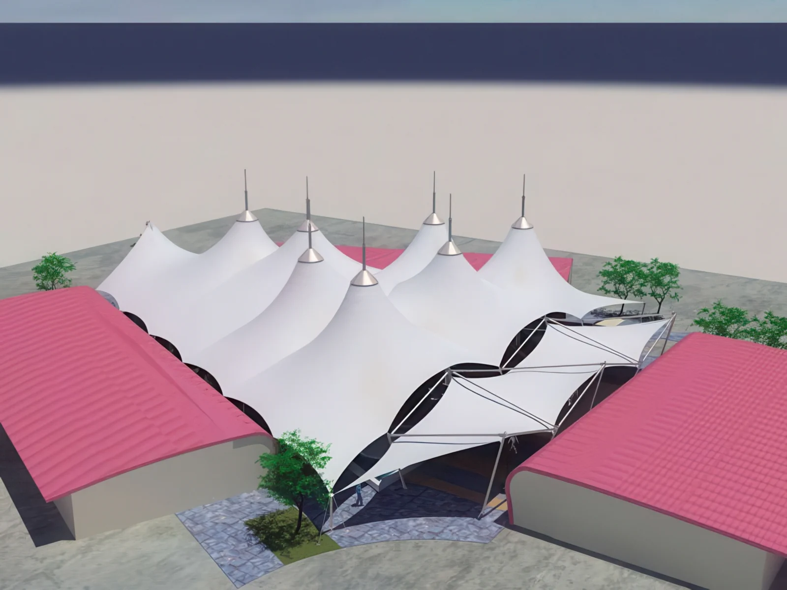 Тентовые ансамбли проект 100