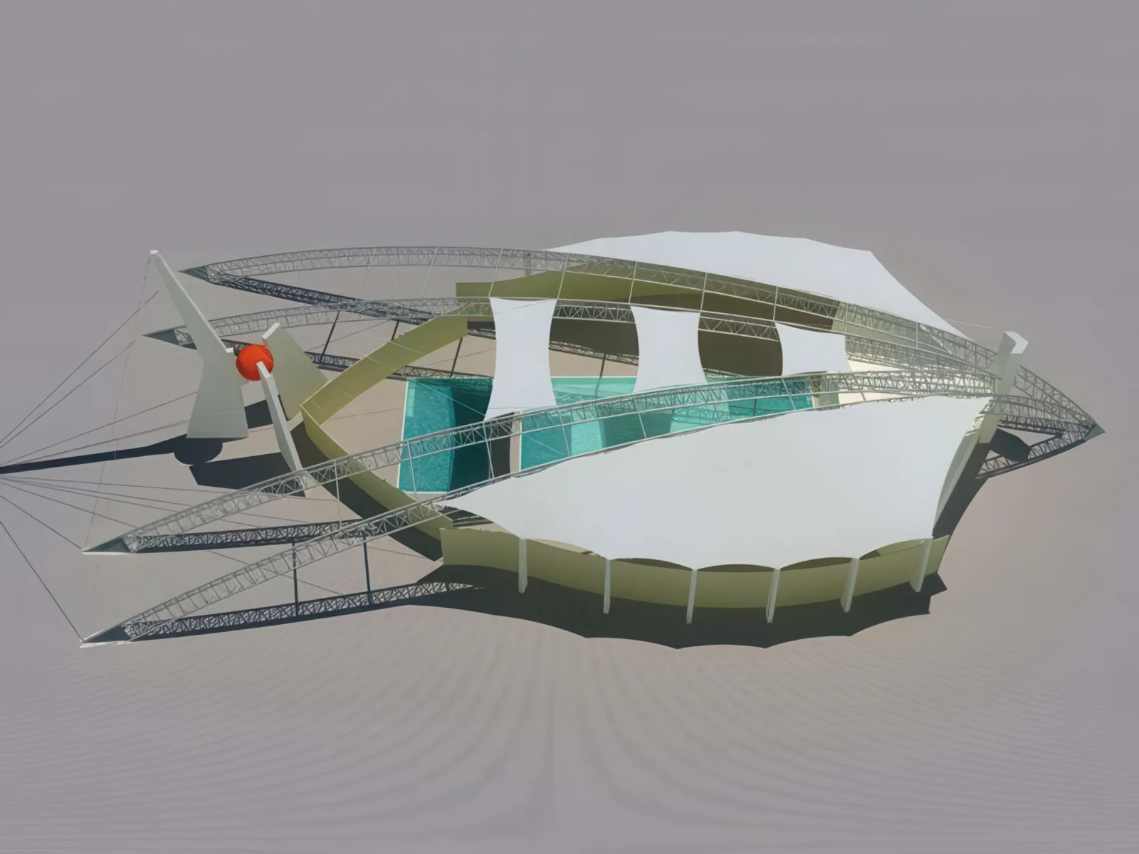 Тентовые ансамбли проект 104