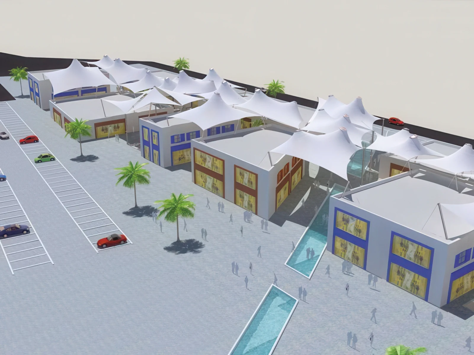 Тентовые ансамбли проект 105