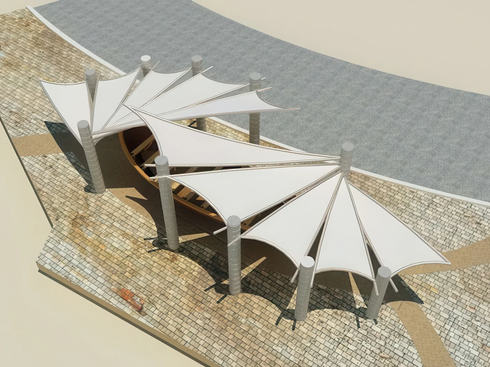 Тентовые ансамбли проект 120