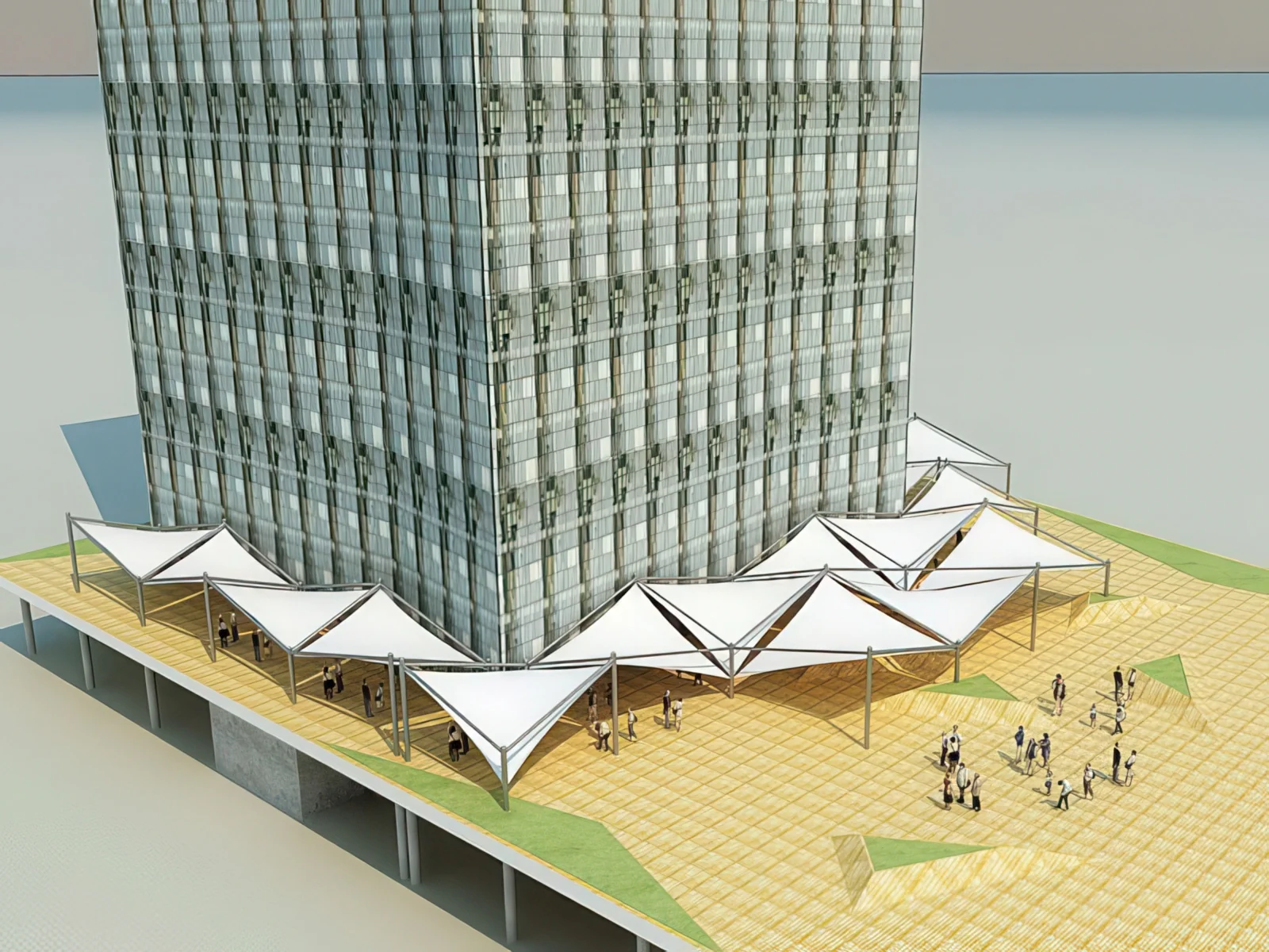 Тентовые ансамбли проект 124