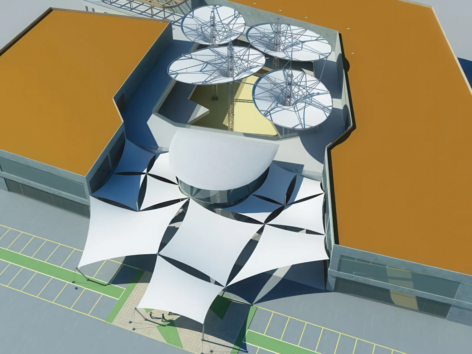 Тентовые ансамбли проект 135