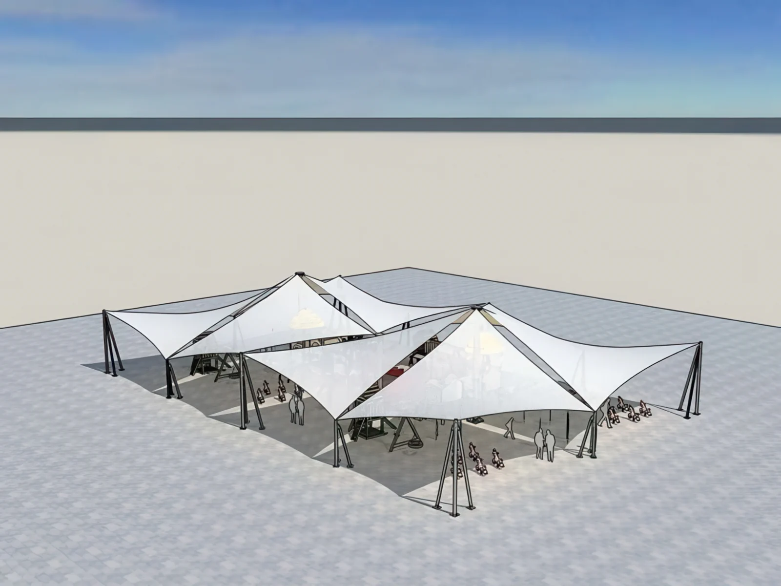 Тентовые ансамбли проект 145