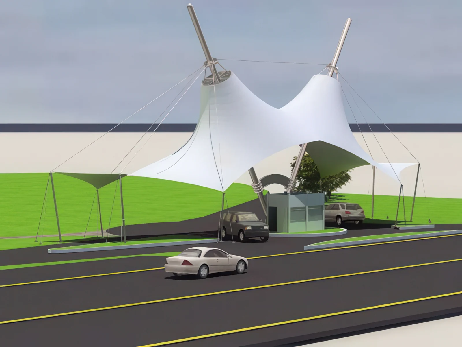 Тентовые входные группы проект 8