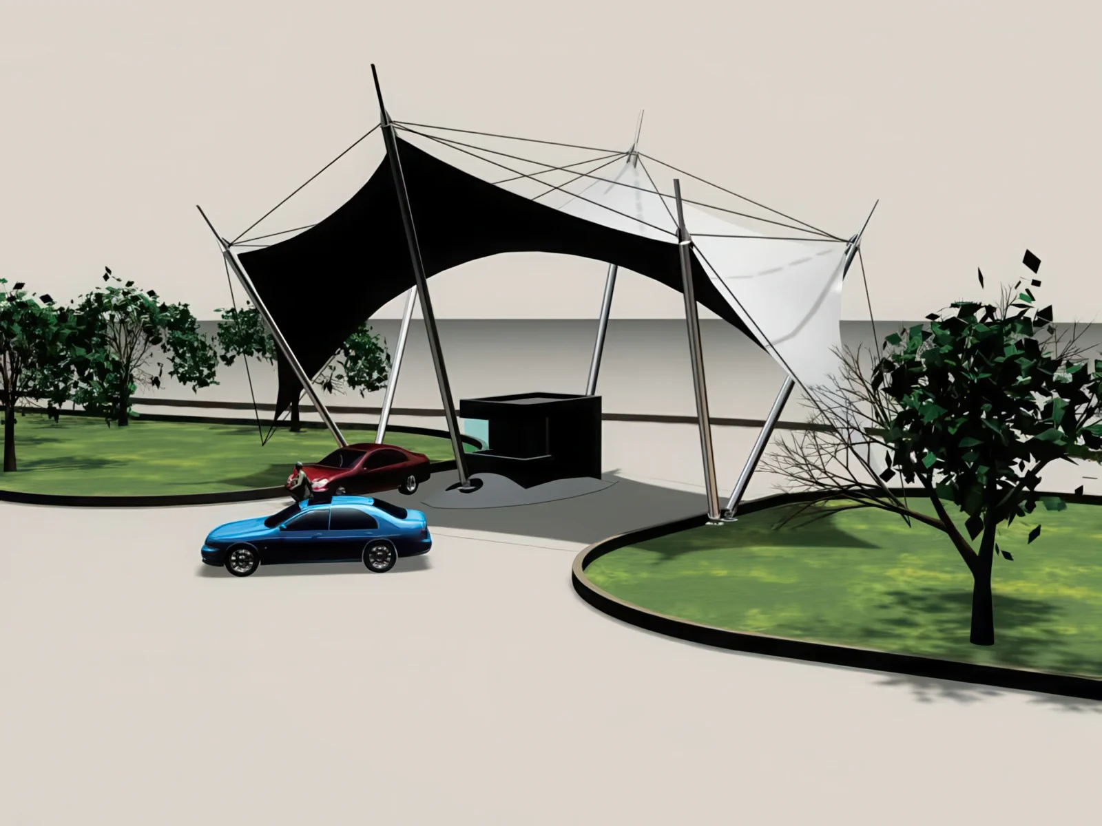 Тентовые входные группы проект 10