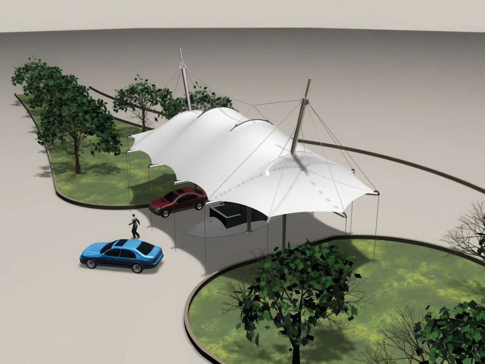 Тентовые входные группы проект 12