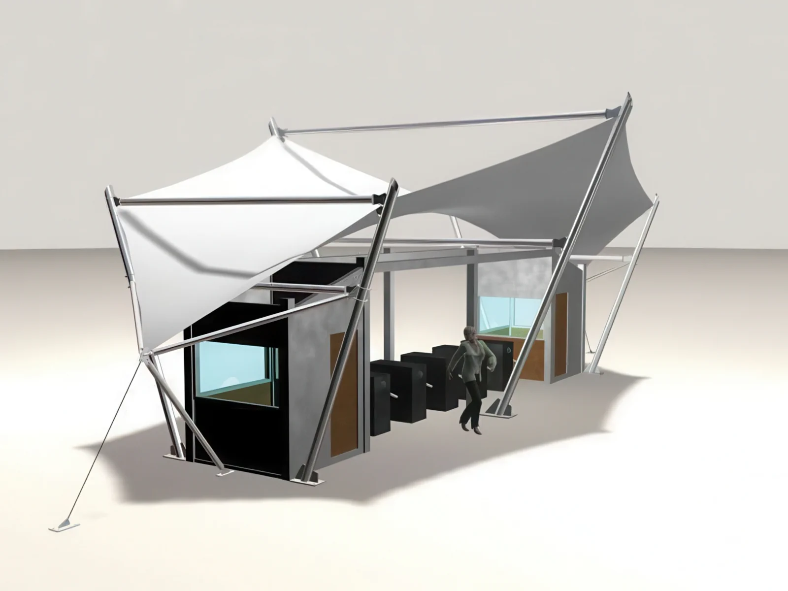 Тентовые входные группы проект 16