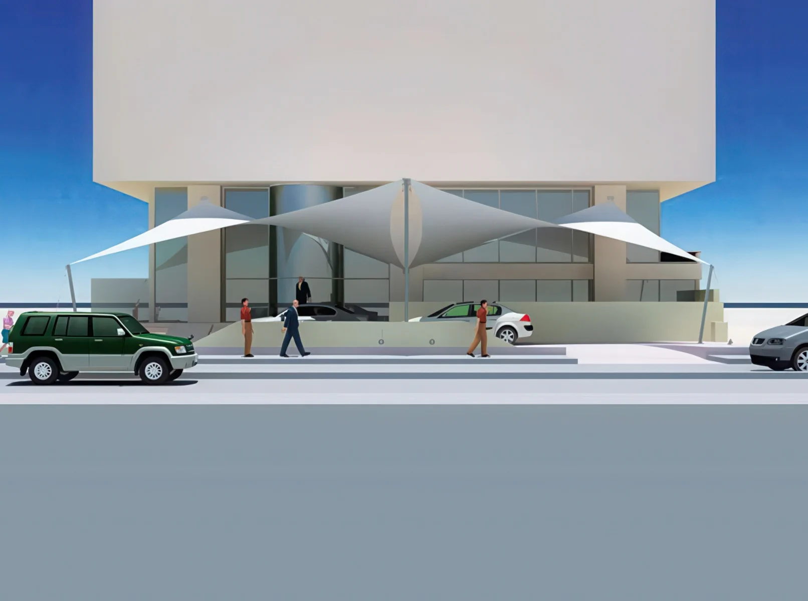 Тентовые входные группы проект 22