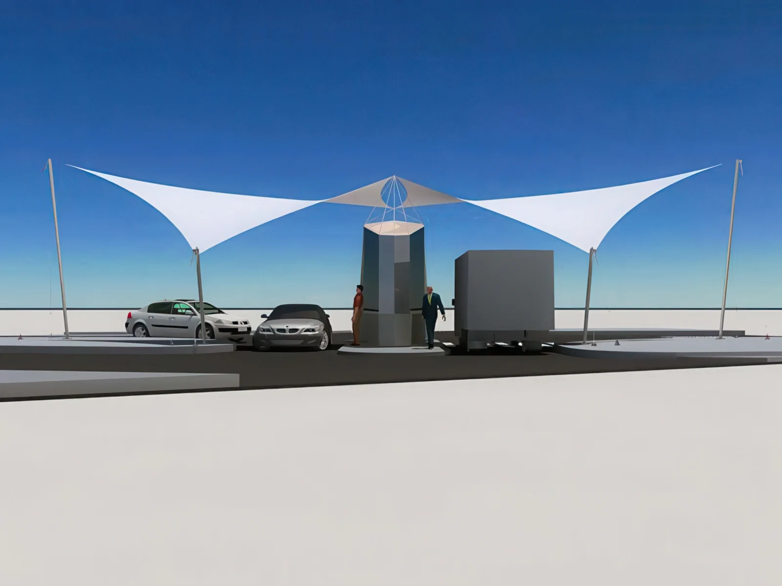 Тентовые входные группы проект 30