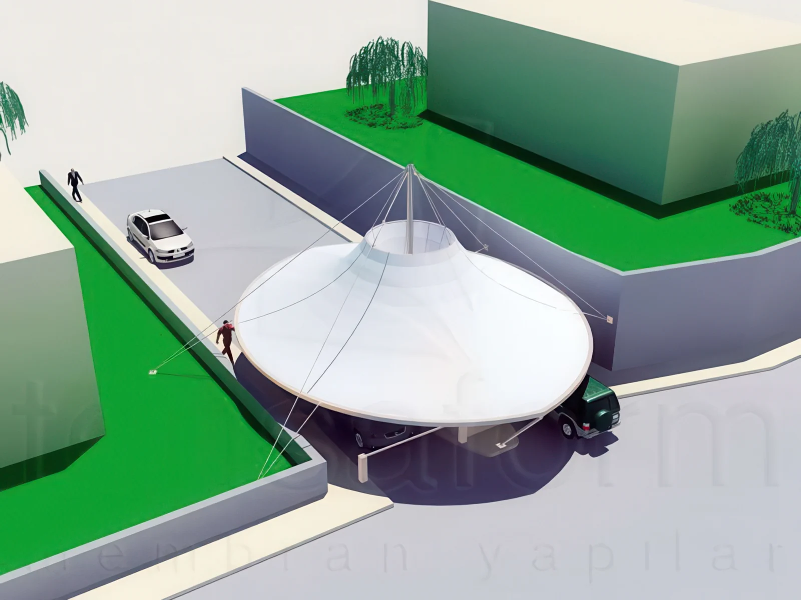 Тентовые входные группы проект 31