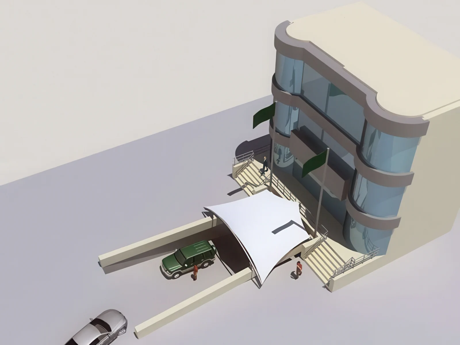 Тентовые входные группы проект 36