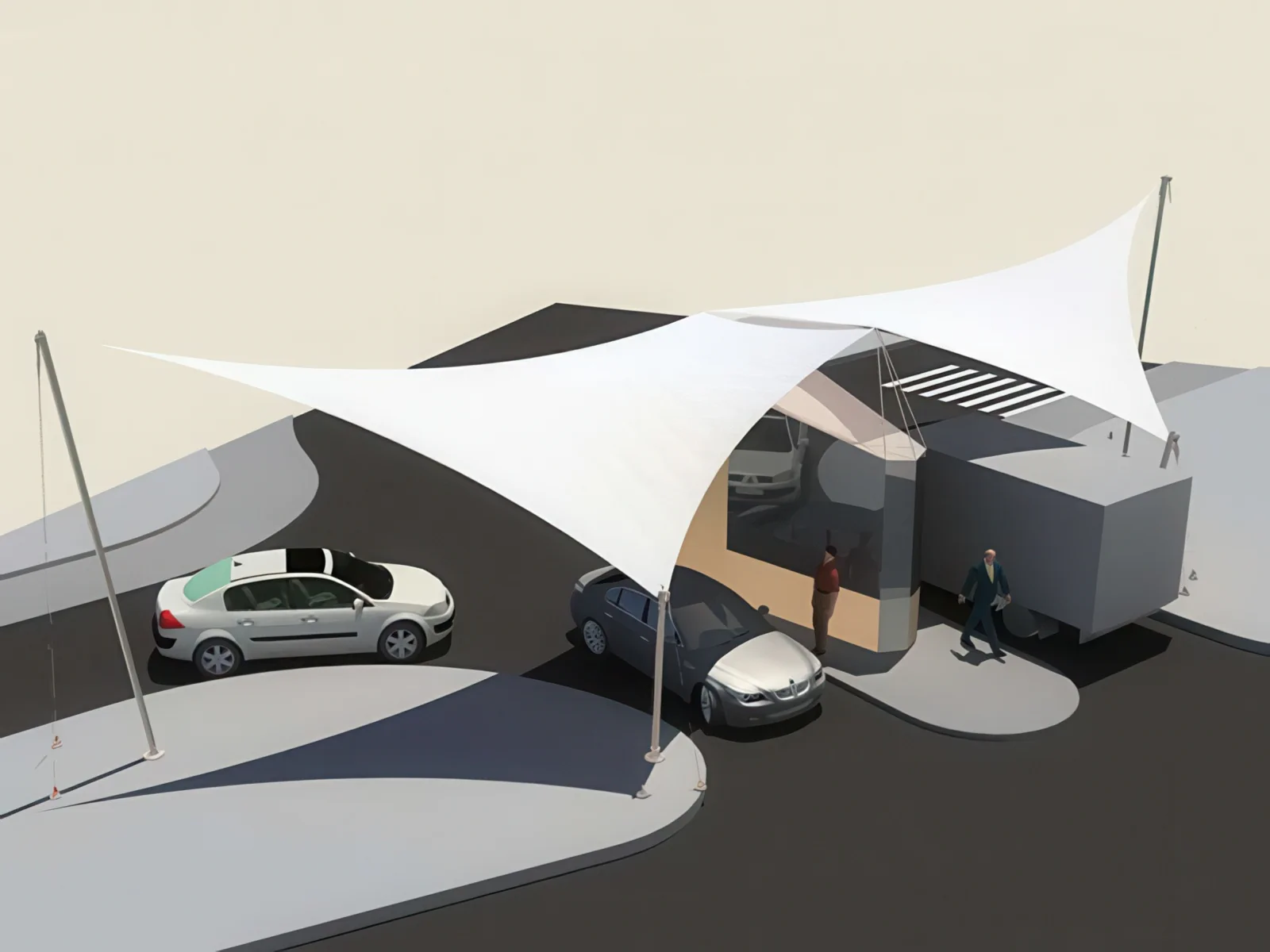 Тентовые входные группы проект 37