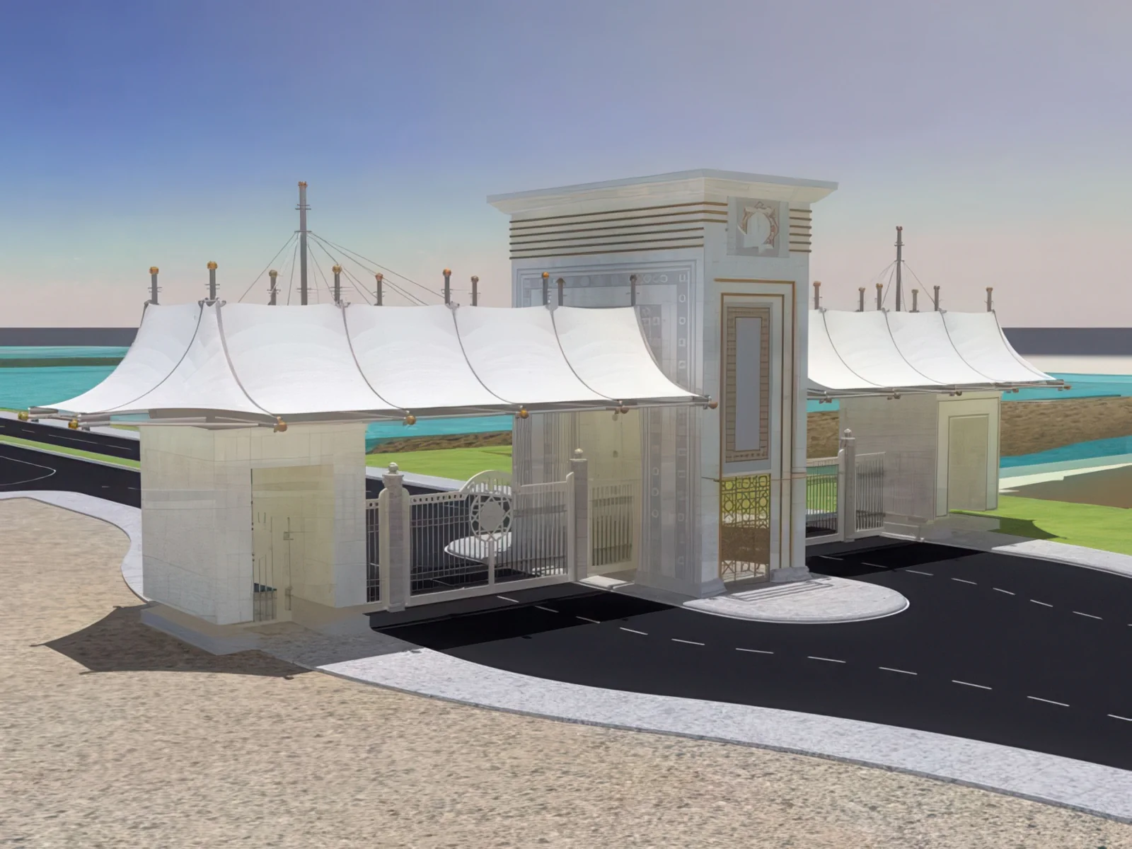 Тентовые входные группы проект 43