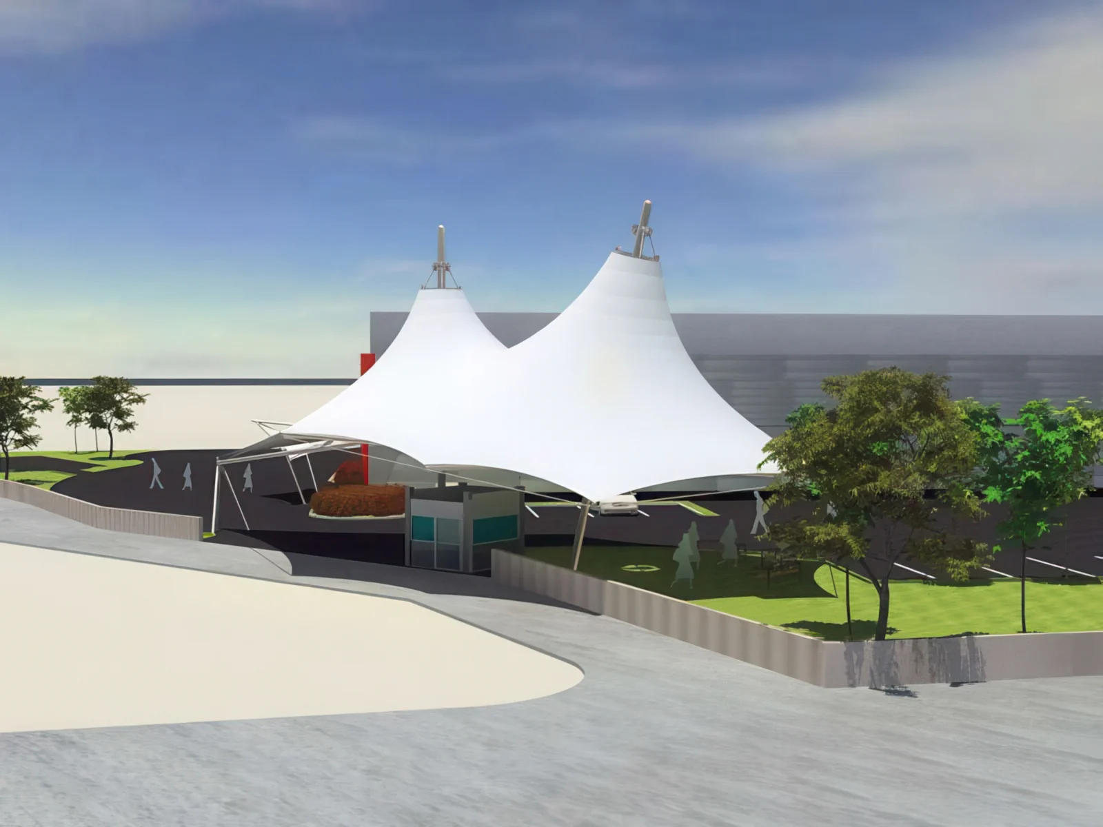 Тентовые входные группы проект 45