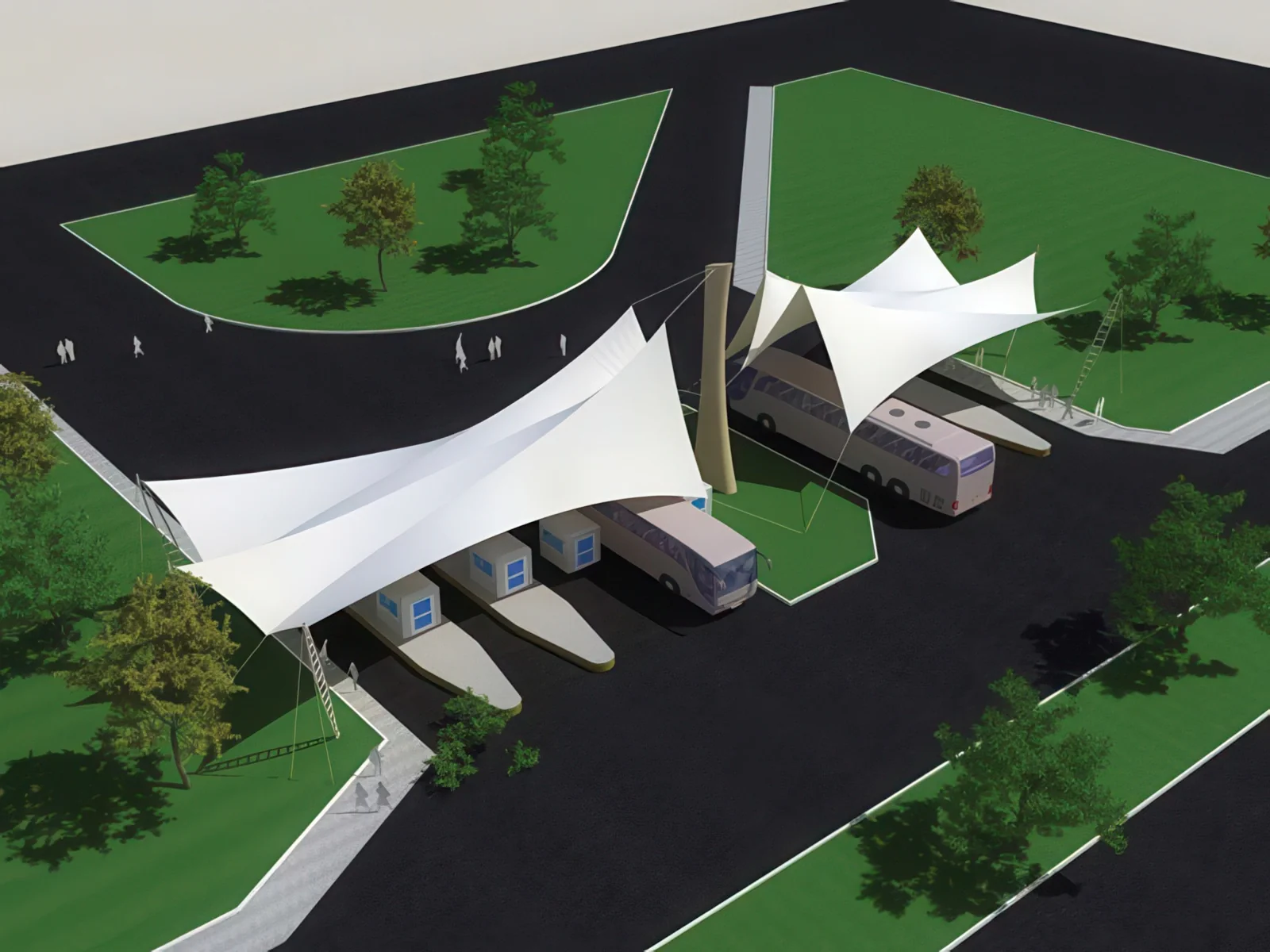 Тентовые входные группы проект 56