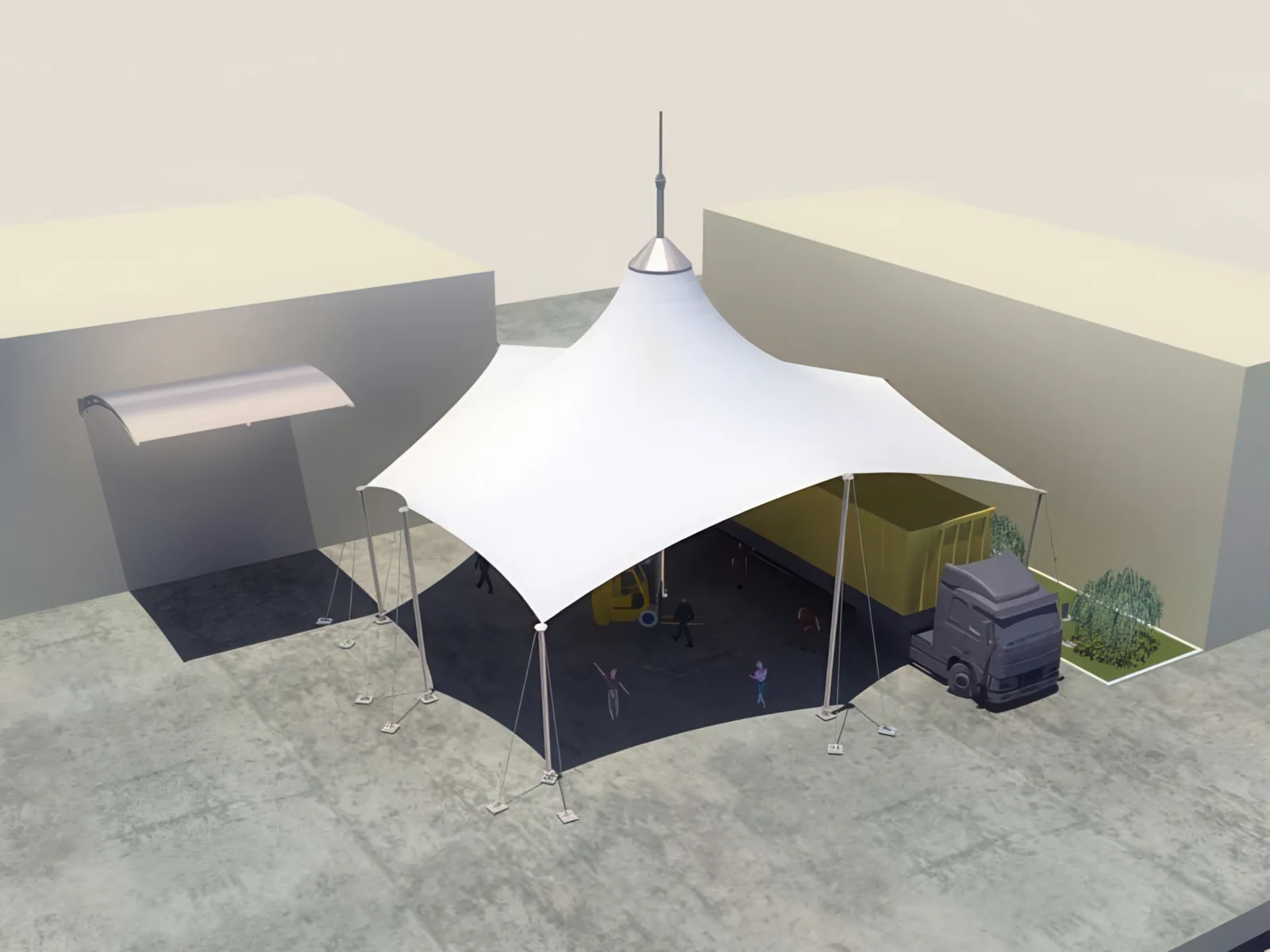 Тентовые входные группы проект 68