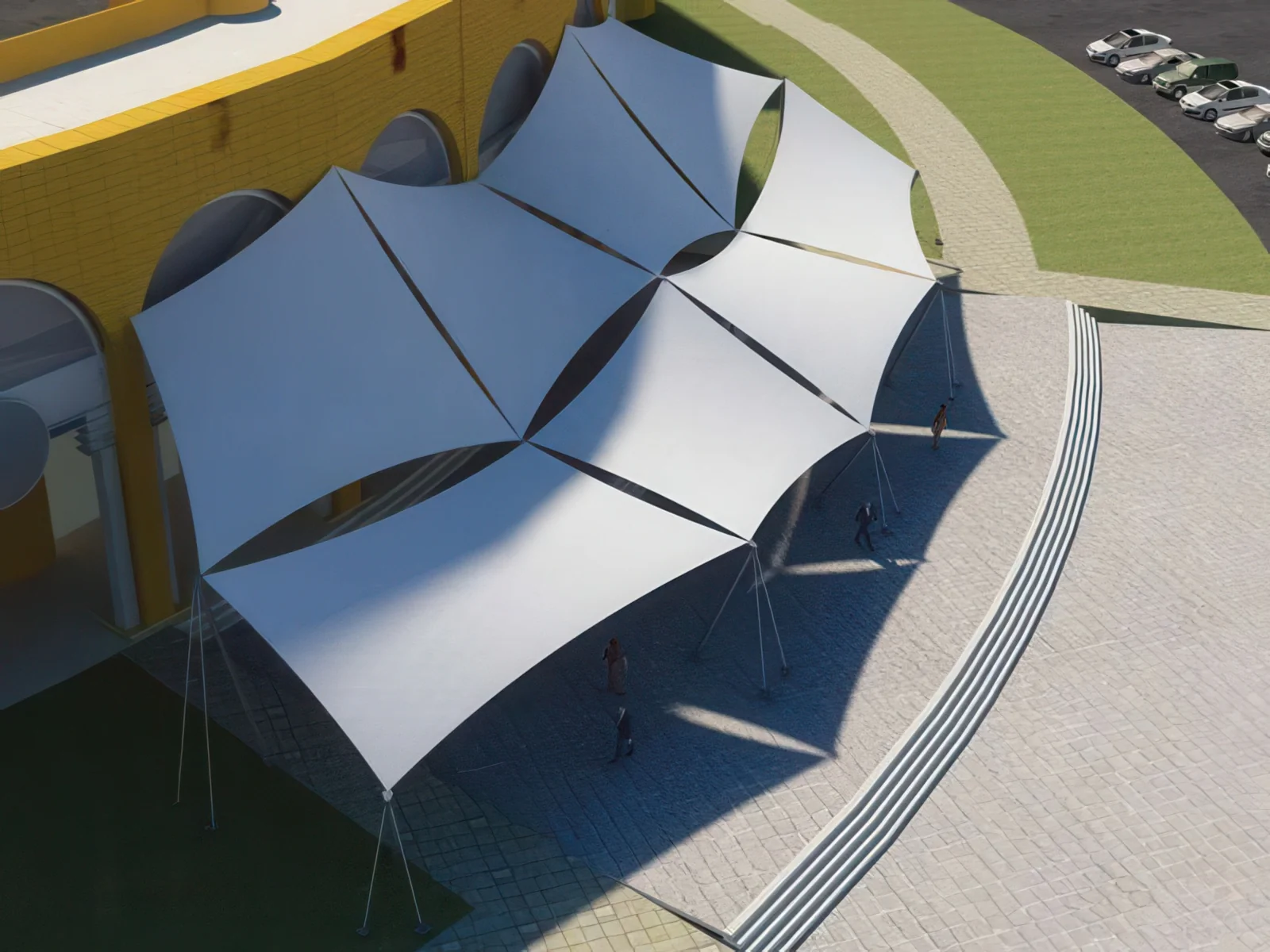 Тентовые входные группы проект 81