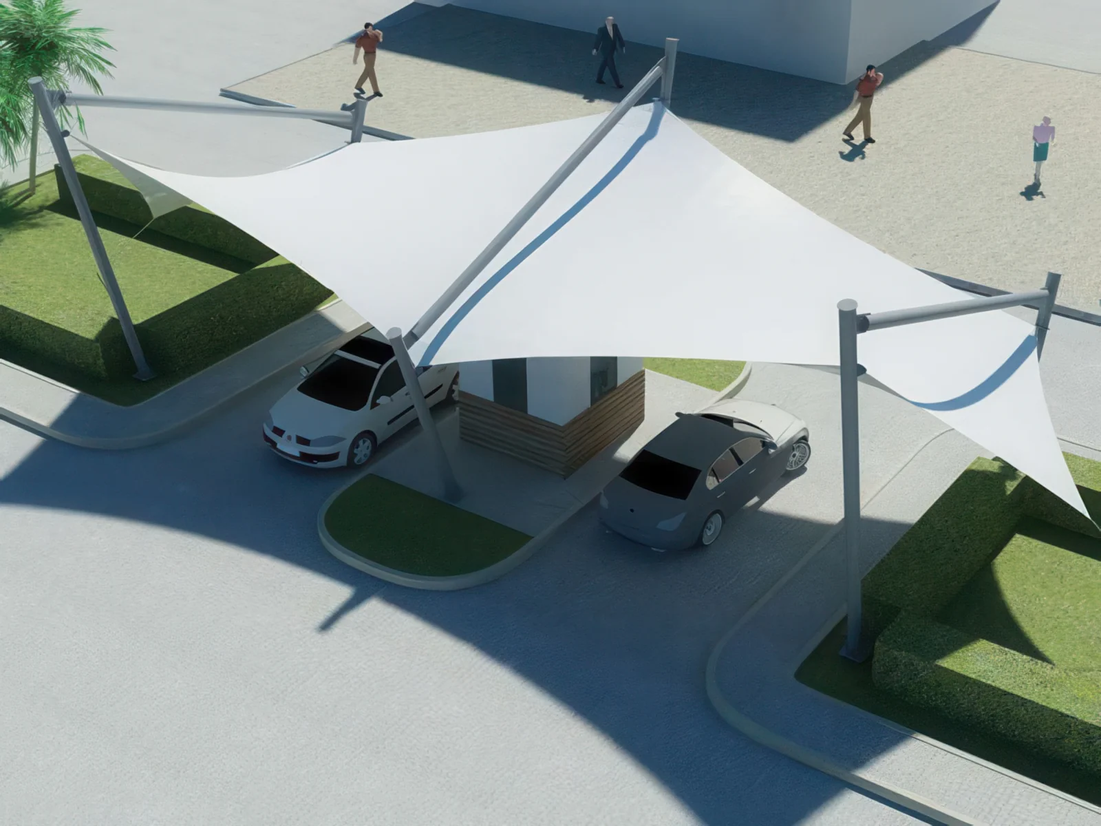 Тентовые входные группы проект 82