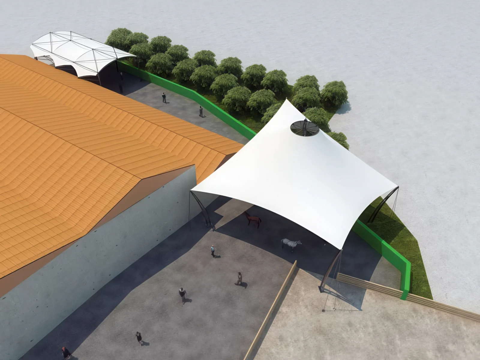 Тентовые входные группы проект 83