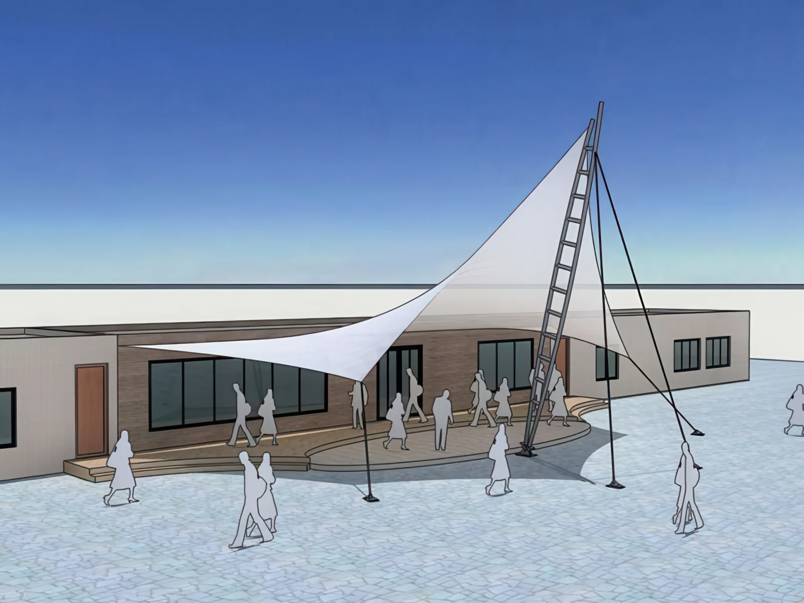 Тентовые входные группы проект 85