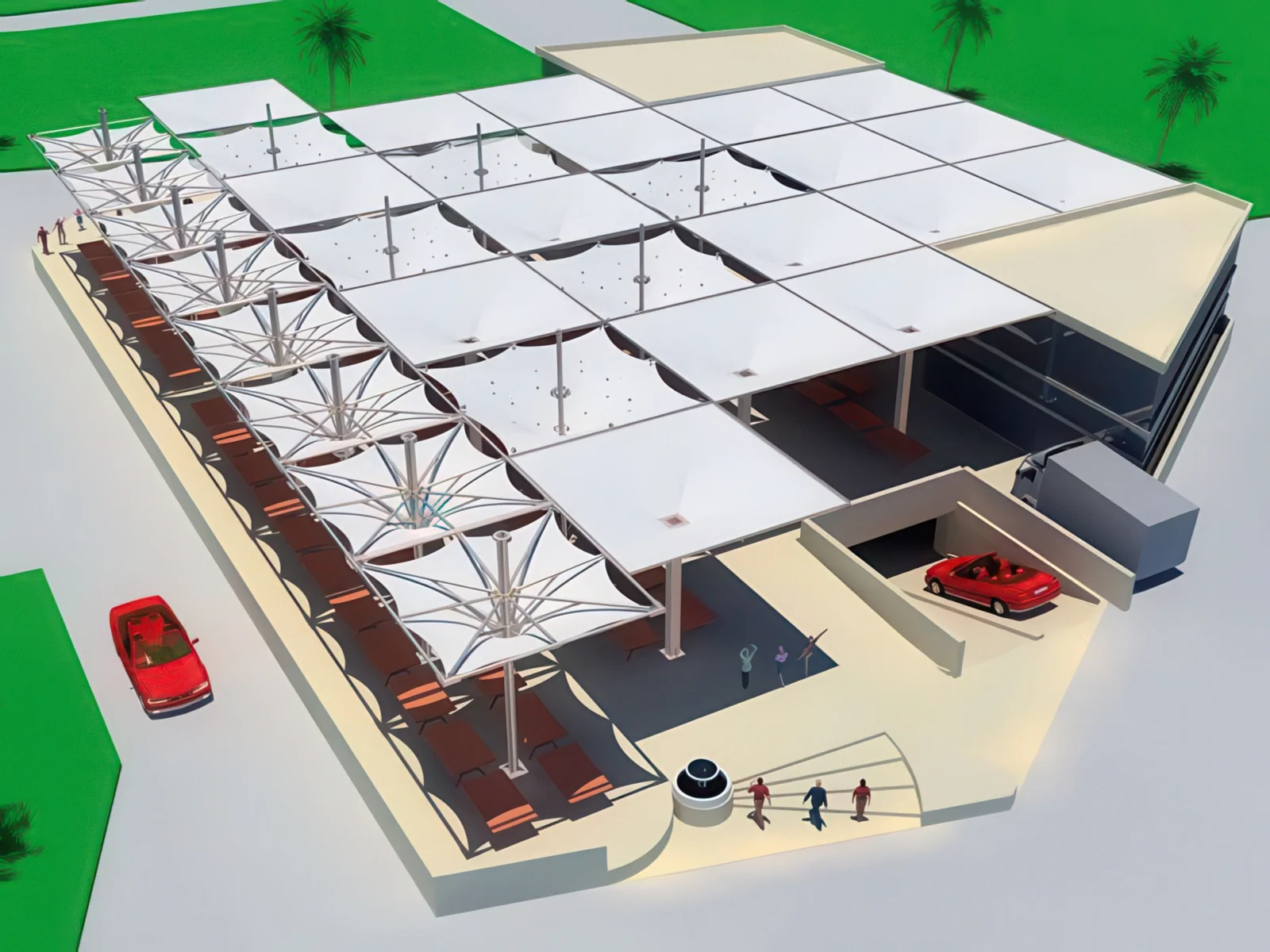 Навесы для рынков проект 1