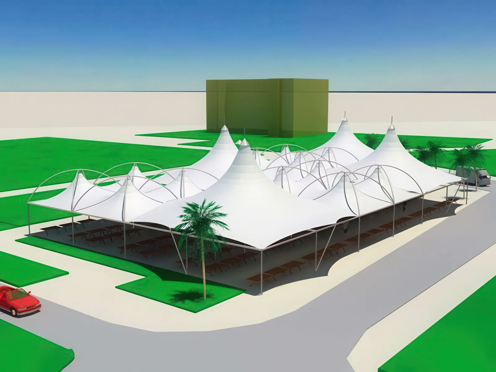 Навесы для рынков проект 5