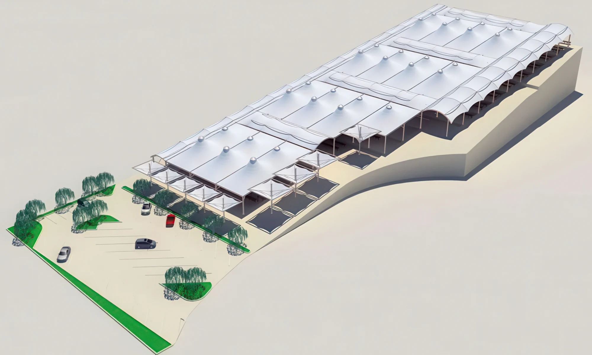 Навесы для рынков проект 15