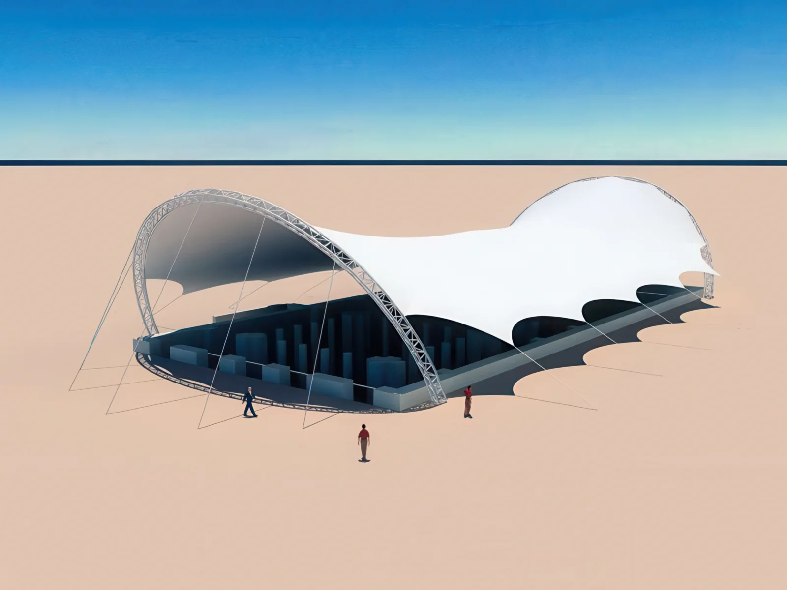 Навесы для рынков проект 21