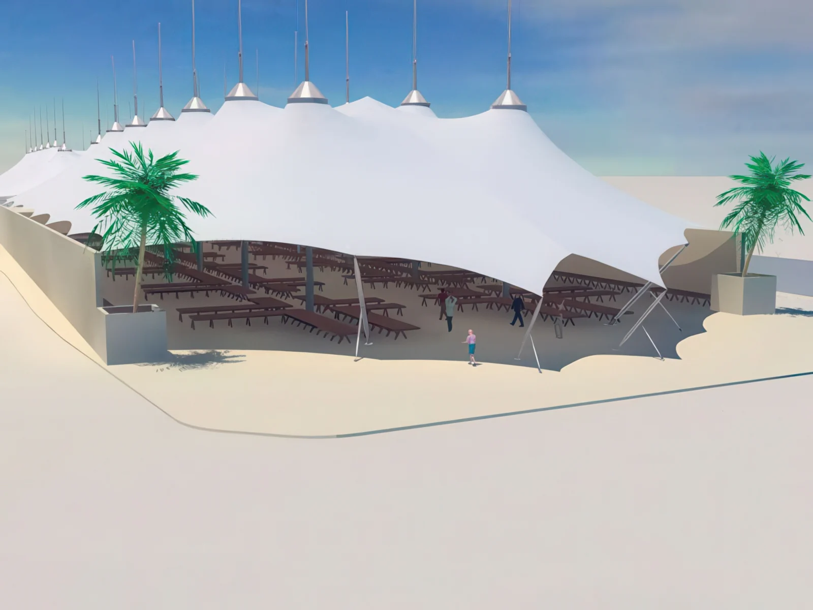 Навесы для рынков проект 22