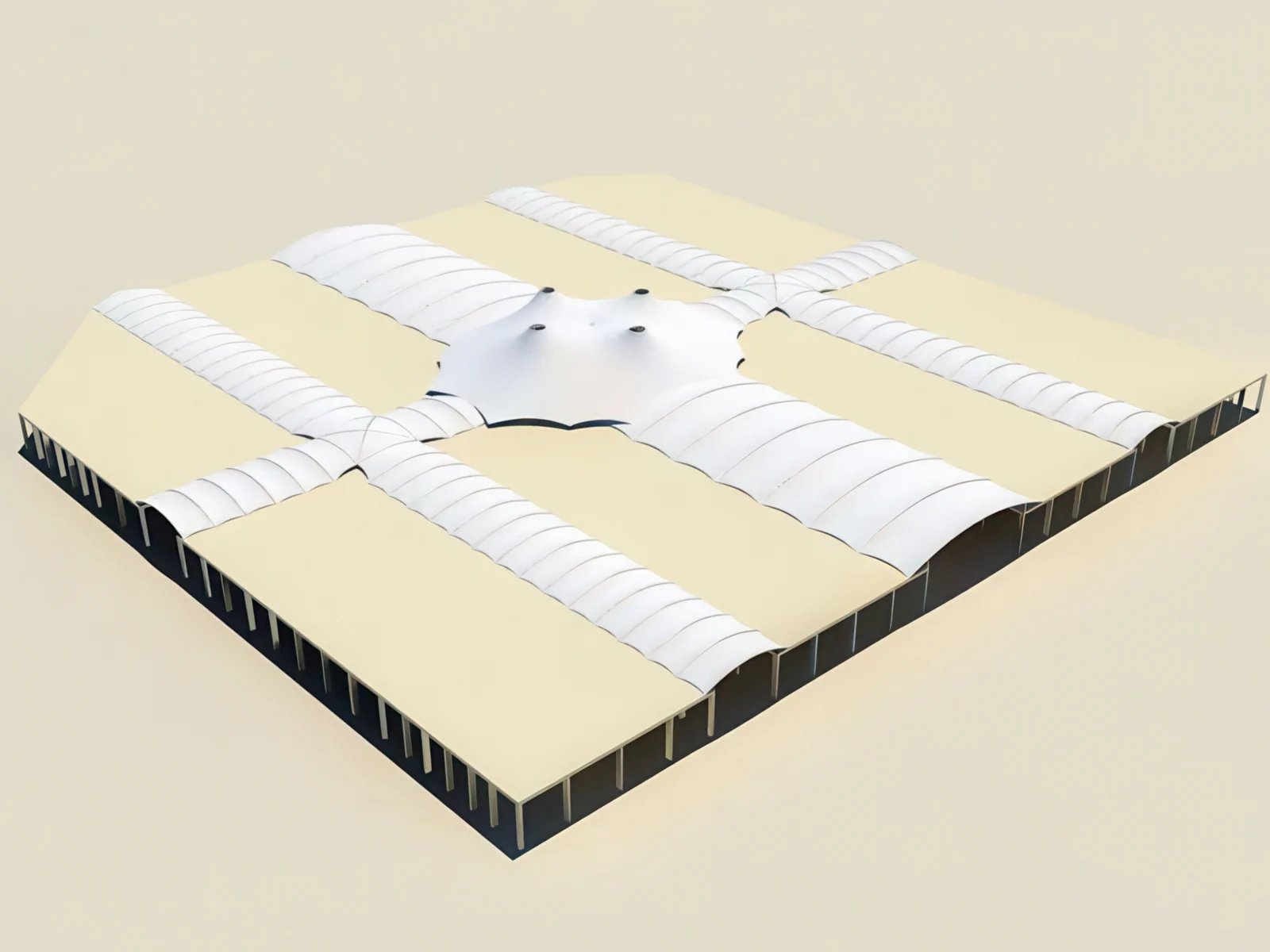 Навесы для рынков проект 24