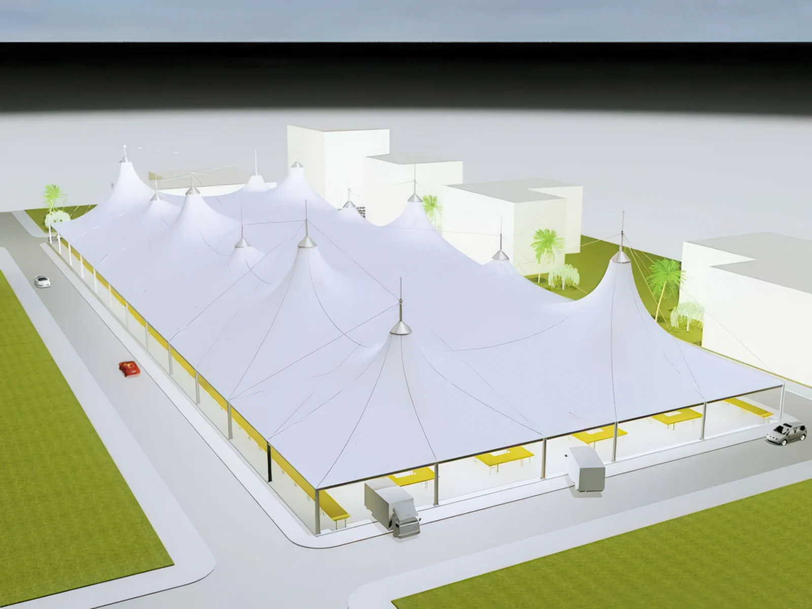 Навесы для рынков проект 31