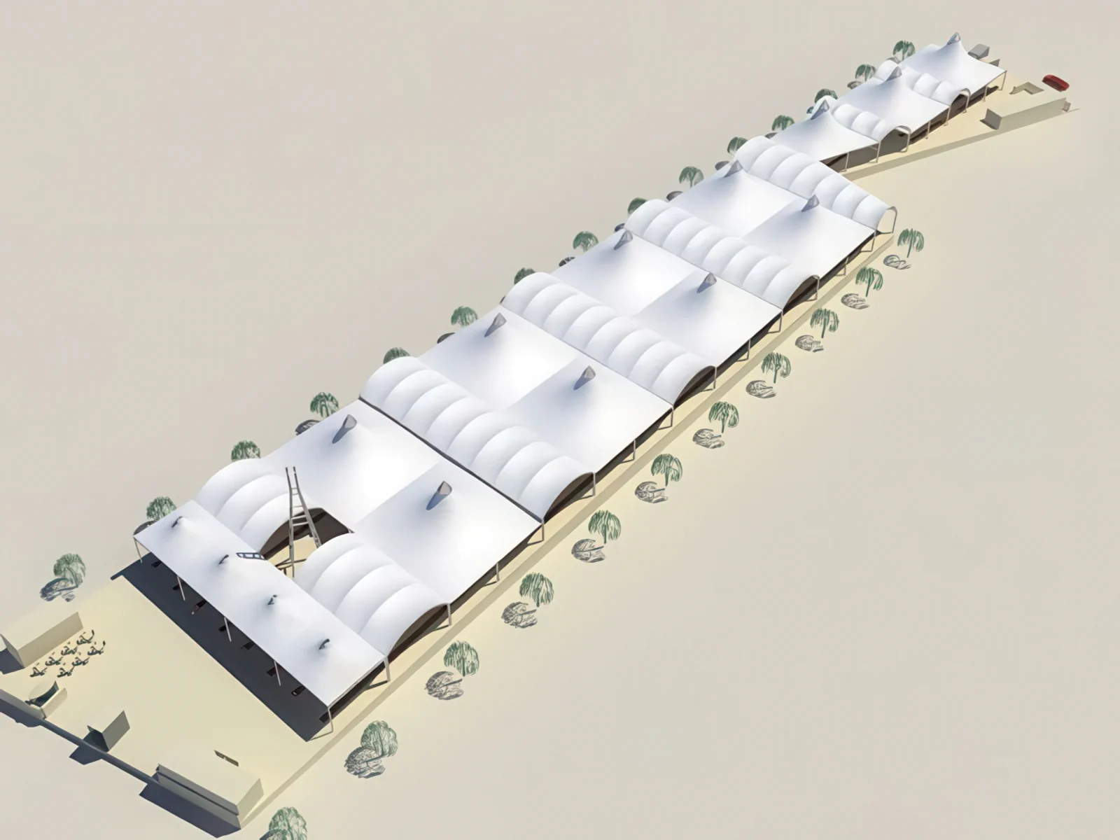 Навесы для рынков проект 34