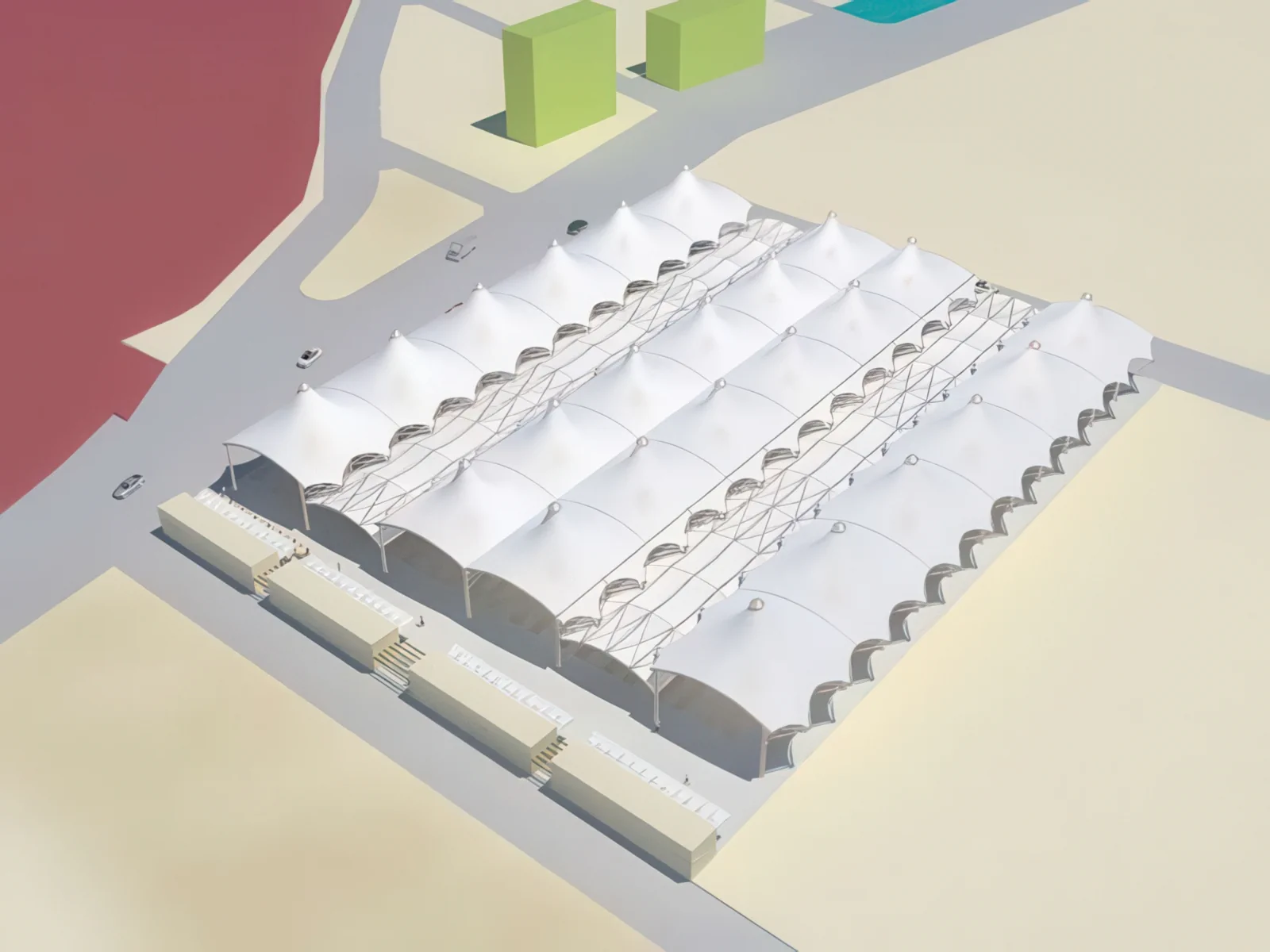 Навесы для рынков проект 40