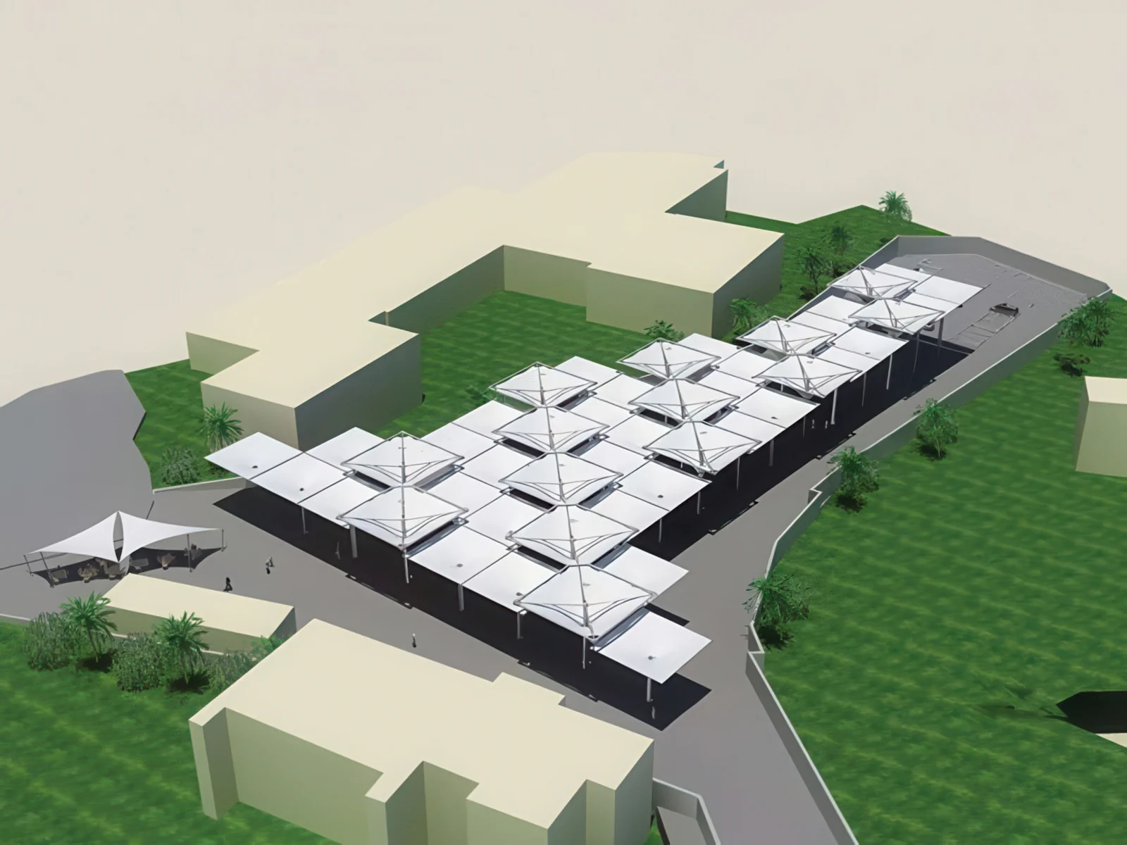 Навесы для рынков проект 44