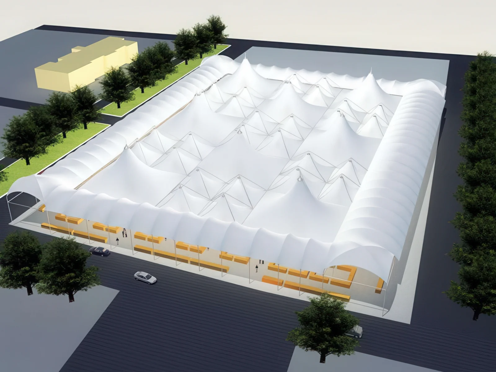 Навесы для рынков проект 49