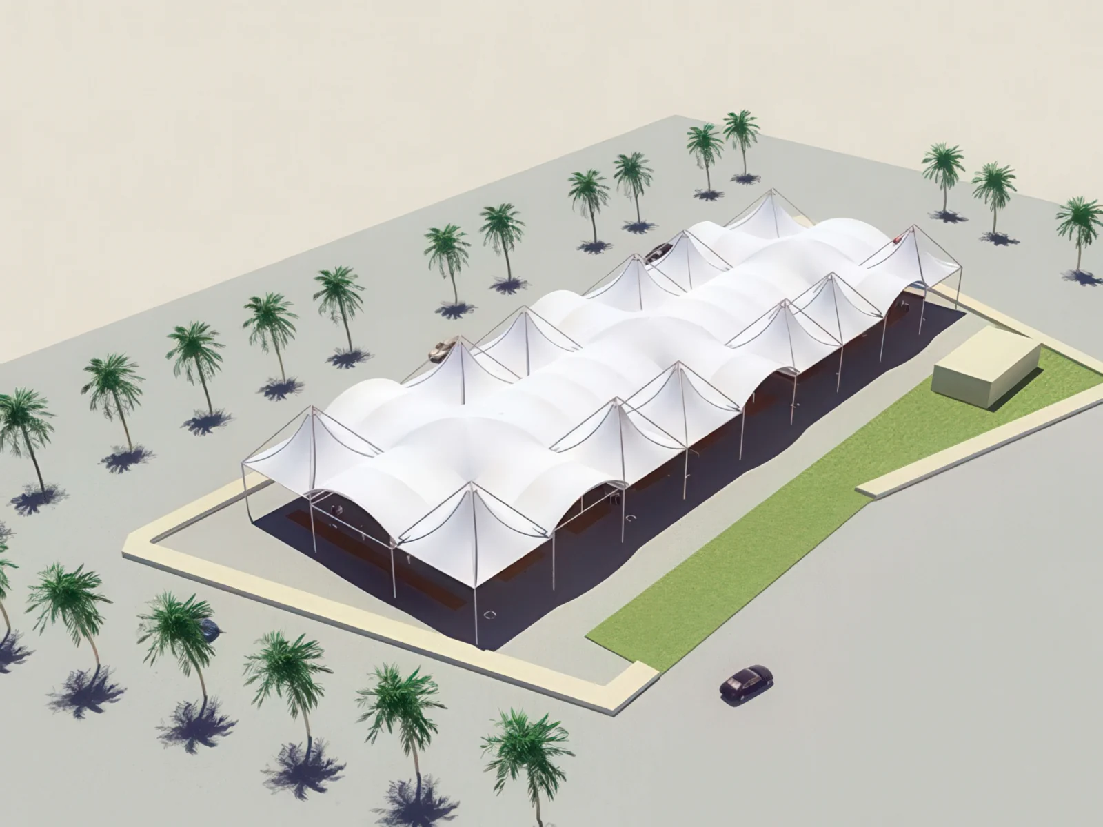 Навесы для рынков